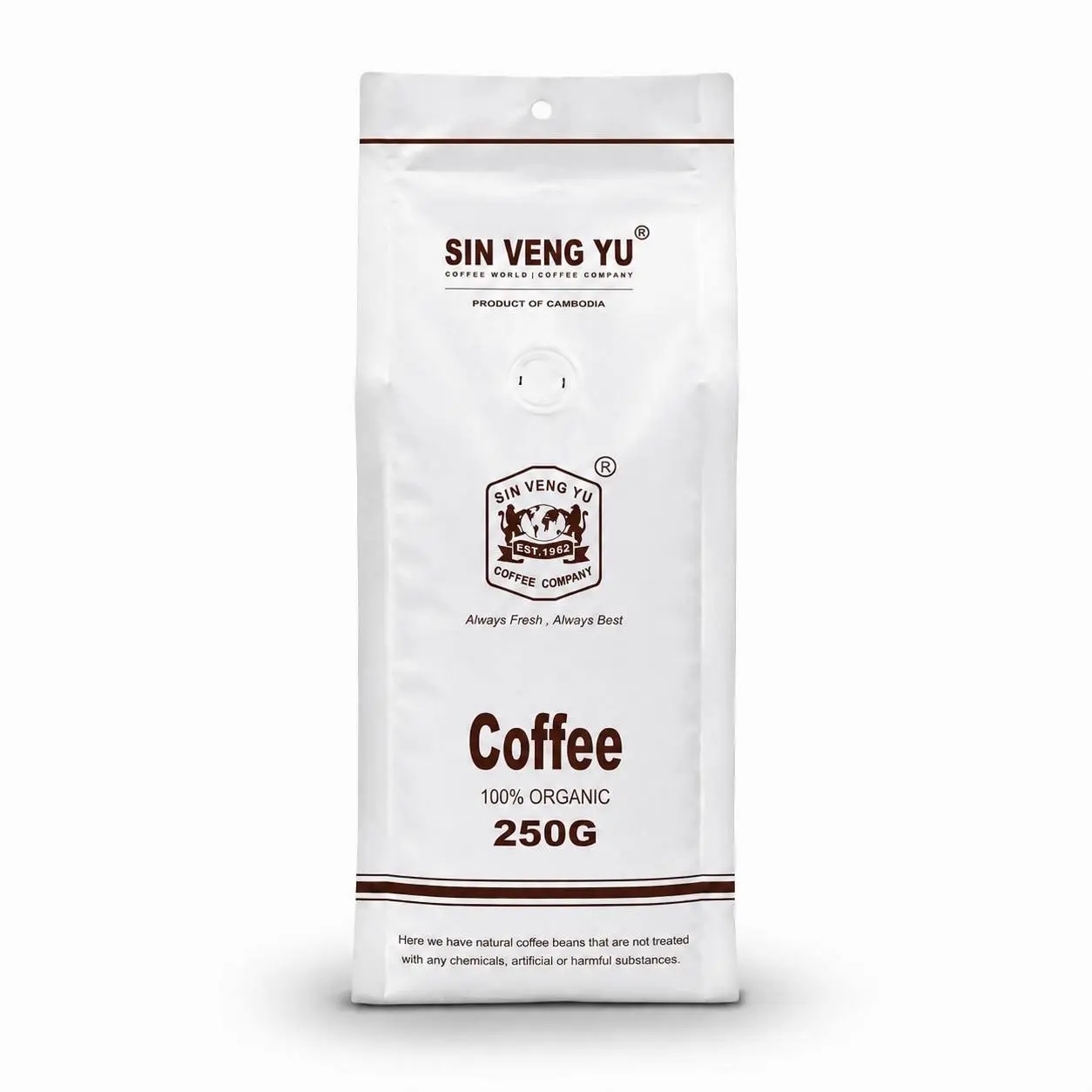 Laos Robusta coffee bag